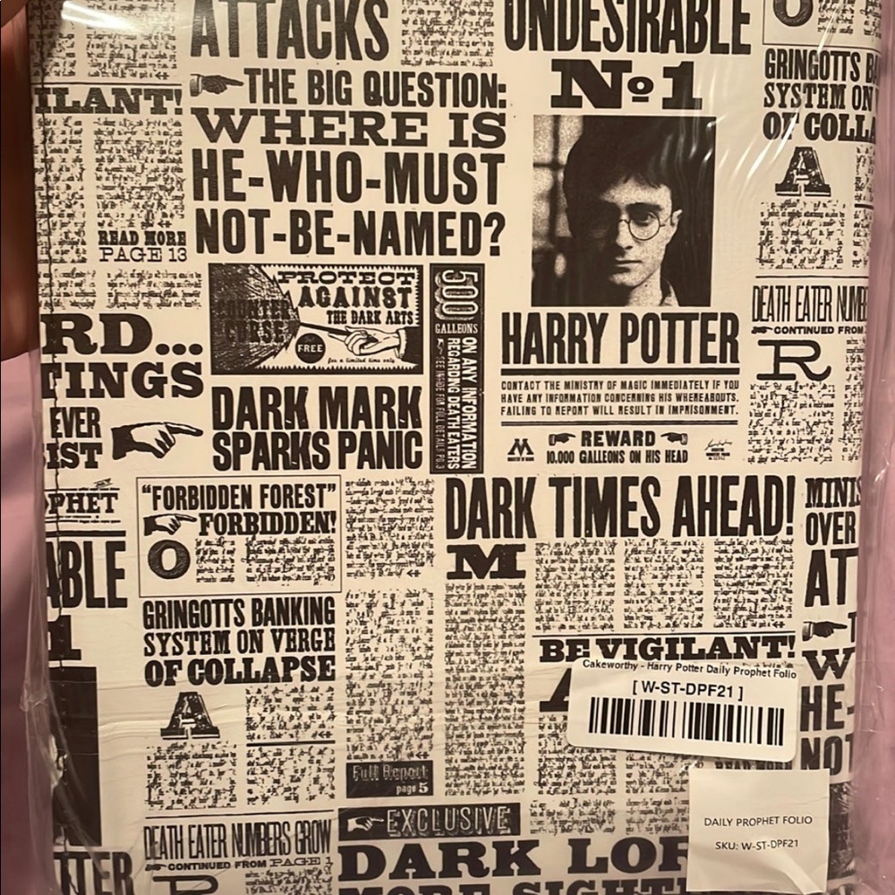 Cakeworthy Harry Potter folio